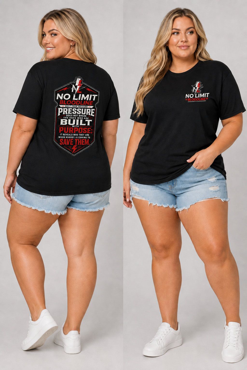 Built With Purpose Quote Tee