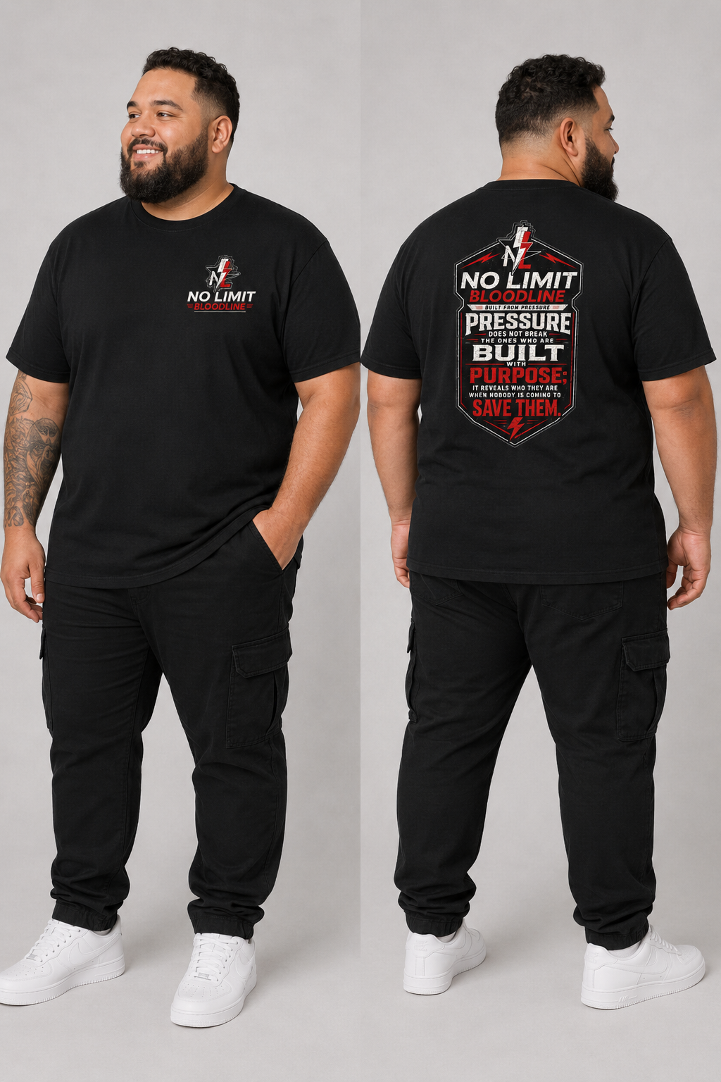 Built With Purpose Quote Tee