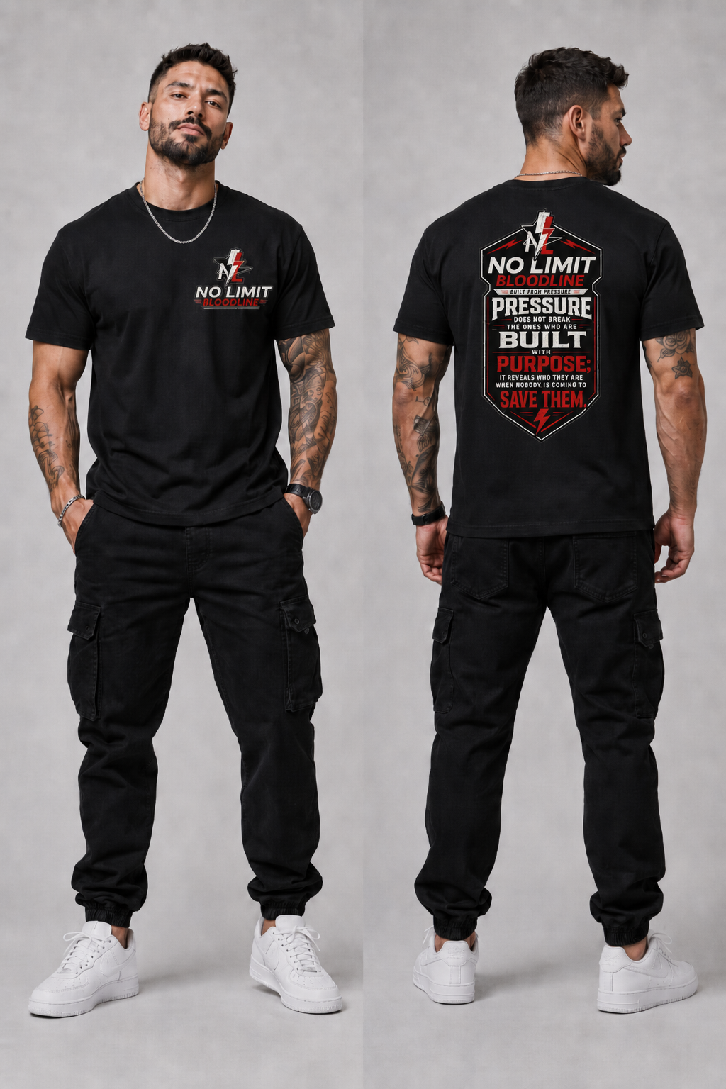 Built With Purpose Quote Tee